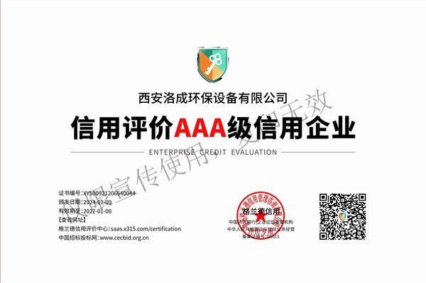 信用評價AAA級信用企業